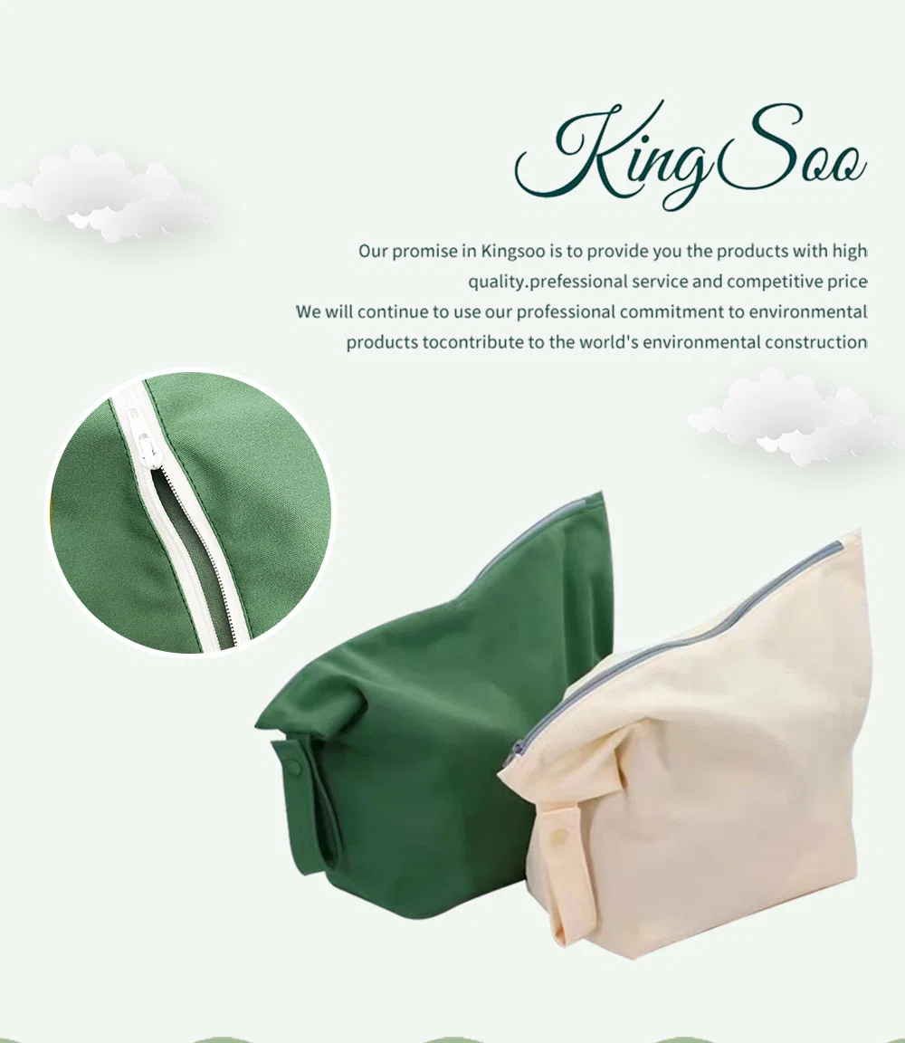 Waterproof Pul Large Capacity Pod Wetbag Reusable Diaper Bag with Pocket Nappy Wet Bag Washable Wet Bag